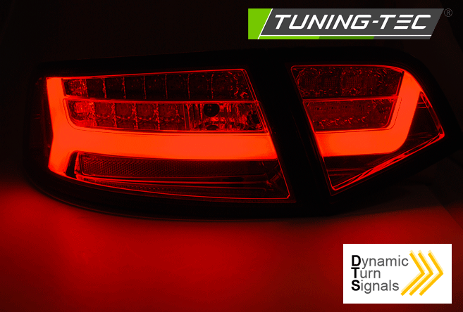 Tuning-Tec Audi A6 Sedan, 2008-2011-ig, ledes, füst-piros, Turn signal index tuning hátsó lámpa 1