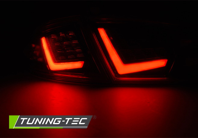 Tuning-Tec Seat Leon (Typ: 1P) Facelift, 2009.03-2013-ig, ledes, piros tuning hátsó lámpa 1