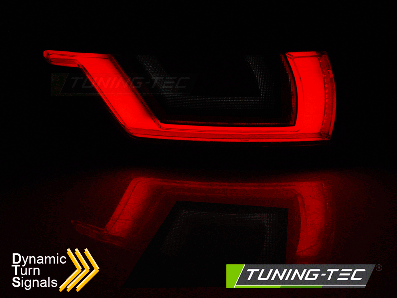 Tuning-Tec Land Rover Range Rover Evoque, 2011-2018-ig, dinamikus index-el, Ledes, fekete tuning hátsó lámpa 1