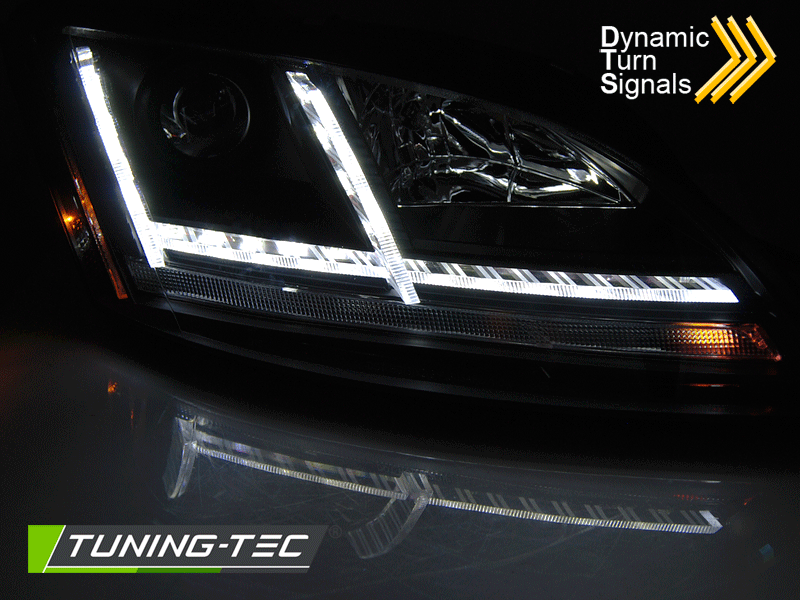 Tuning-Tec Audi TT (Typ: 8J), 2006-2010-ig, Dynamic Turn Signal, fekete tuning lámpa 1