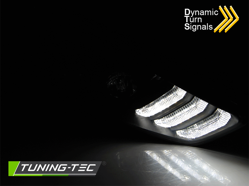 Tuning-Tec Ford Focus III., futó indexes, 2015-2018-ig, fekete DRL tuning lámpa 1