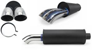 Paragi Bmw E36, M-es diffúzorral is, E30, E34, E46, 50mm-es csatlakozással, 2x64mm-es DIESEL DESIGN véggel, műbizonylatos típusspecifikus sportkipufogó