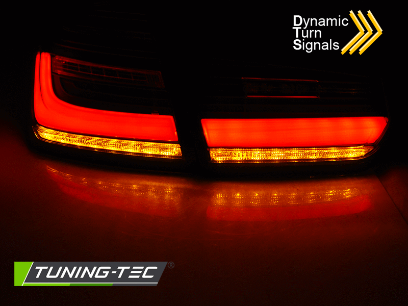 Tuning-Tec Bmw F30, LED BAR, Piros-füst, Futó indexes, 2011-2018-ig tuning hátsó lámpa 1