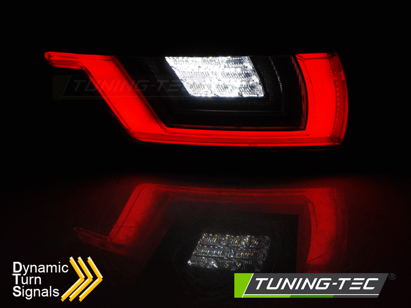 Tuning-Tec Land Rover Range Rover Evoque, 2011-2018-ig, dinamikus index-el, Ledes, fekete, füst tuning hátsó lámpa 1