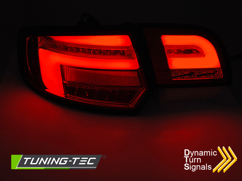 Tuning-Tec Audi A3 Sportback 8P, futófényes indexel, Full LED, 2003-2008-ig, füst tuning hátsó lámpa 1