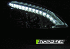 Tuning-Tec Mercedes W221 Dayline, 2005-2009-ig, D1S Xenon foglalattal, fekete tuning lámpa 1