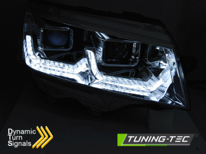 Tuning-Tec Volkswagen Crafter II, futó indexes, DRL, 2017-től, FULL LED, fekete tuning lámpa 1