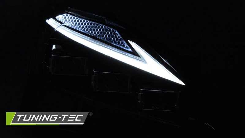 Tuning-Tec Lexus IS II., 2006-2013-ig, Full Led, fekete, üdvözlőfény funkciós tuning lámpa 1