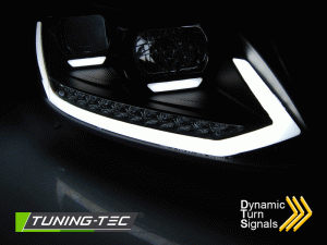 Tuning-Tec Volkswagen Touran, 2010-2015-ig, Fekete, Futó fényes indexel tuning lámpa 5