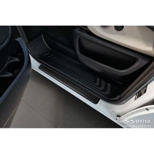 Avisa Mercedes Vito III / V-Class (W447) 2014-es Avisa alumínium küszöbvédők - 'Riffled Plate' - 2 részes - Fekete Door sill protectors