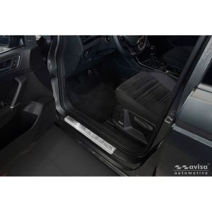 Avisa Mitsubishi VW Touran III 2015-höz megfelelő Avisa Inox küszöbvédők - incl. R-Line - "Lines" - 4 darab Door sill protectors
