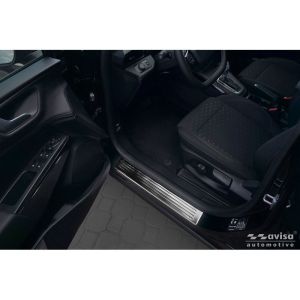 Avisa Avisa rozsdamentes acél küszöbvédők Ford Puma 2019-hez - "Lines" - 4 részes Door sill protectors