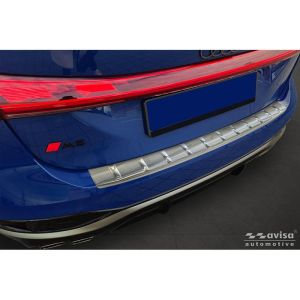 Avisa Avisa rozsdamentes acél hátsó lökhárítóvédő, alkalmas Audi A5 Avant (B10) 2024- - ezüst Rear bumper sill protection