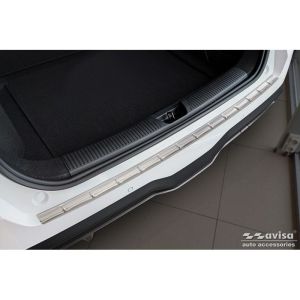 Avisa Avisa rozsdamentes acél hátsó lökhárítóvédő, alkalmas MG 4 (EV) 2022- - ezüst Rear bumper sill protection