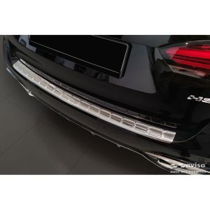Avisa Avisa rozsdamentes acél hátsó lökhárítóvédő MG (E)HS Facelift 2020-2023 és 2023-2024 Facelifthez - ezüst Rear bumper sill protection