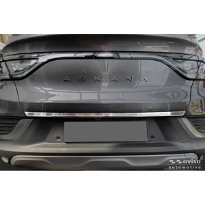 Avisa Avisa szálcsiszolt, rozsdamentes acél csomagtérajtó burkolat, amely alkalmas a Renault Arkana 2020-hoz Rear bumper sill protection