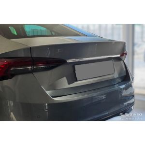 Avisa Avisa krómozott, rozsdamentes acél csomagtartó csomagtérajtó díszburkolat, alkalmas Skoda Octavia IV Liftback (NX3) 2019-2024 & Facelift 2024-hez Rear bumper sill protection