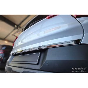Avisa Avisa fekete krómozott rozsdamentes acél csomagtérajtó burkolat, amely megfelel az Opel Frontera 2024-hez Rear bumper sill protection