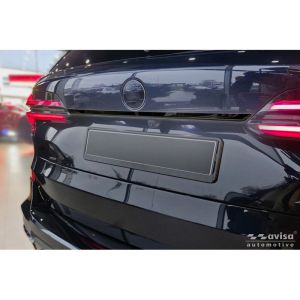 Avisa Avisa fekete krómozott rozsdamentes acél csomagtérajtó burkolat, alkalmas BMW X5 IV (G05) M-Sport 2018-2023 & Facelift 2023-hoz Rear bumper sill protection