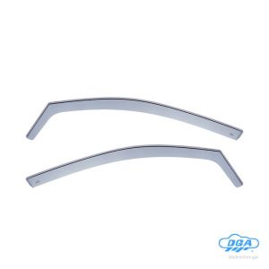 Dga DGA szélterelők Volkswagen Polo 6R/6C 3 ajtós 2009-2017 típushoz (2 részes) Side windows - Front