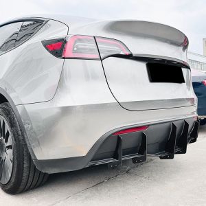 AutoStyle AutoStyle hátsó lökhárító lapátok (diffúzor) alkalmas Tesla Model Y 2019- (fényes fekete ABS) Diffusers