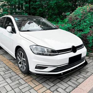 AutoStyle AutoStyle Első légterelő ajak alkalmas Volkswagen Golf VII (7.5) 2017-2019 excl. GTi/GTD/R/R-Line (fényes fekete ABS) Front spoilers