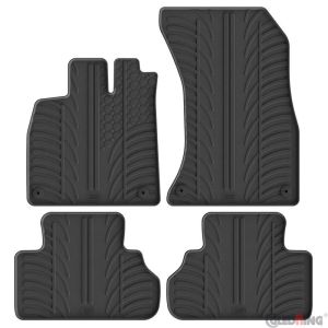 Gledring Gledring Gumi autószőnyeg készlet alkalmas Audi Q5 (GU) MHEV 2025-hez - incl. Sportback (T-profil 4 darab + rögzítőkapcsok) Custom-fit Rubber Mats
