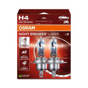Osram Osram Night Breaker Laser halogén izzók - H4 - 12V/60-55W - 2 darabos készlet Lamp kits