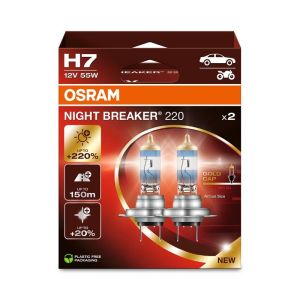 Osram Osram Night Breaker 220 halogén izzók - H7 - 12V/55W - 2 darabos készlet Lamp kits