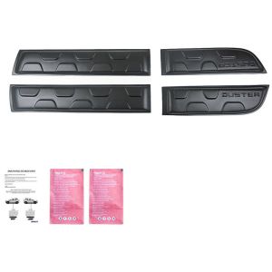 Oneway Egyirányú karosszériaburkolat alkalmas Dacia Duster I 2010-2017 (Terepre) - Matt fekete Side skirts