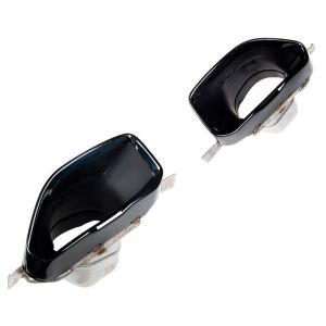 Oneway Egyirányú, egyedileg illeszkedő kipufogóbetétek készlete BMW 3-Series G20/G21 M-Pack 2018-2022 modellekhez - Fekete rozsdamentes acél Diffusers
