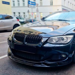 Oneway Egyirányú első légterelő BMW 3-Series E92/E93 M-Sport 2010-2013 modellhez - Fényes fekete Front spoilers