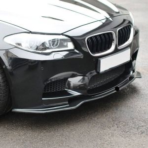 Oneway Egyirányú első légterelő BMW M5 (F10) 2011-2016 modellhez - Fényes fekete Front spoilers