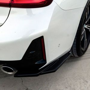 Oneway Egyirányú hátsó oldalsó diffúzorok alkalmas BMW 3-Series G20/G21 M-Pack Facelift 2022- - Fényes fekete Diffusers