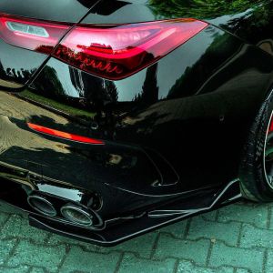 Oneway Egyirányú hátsó oldalsó diffúzorok Mercedes CLA (C118/X118) Coupe/Shooting Brake CLA35/CLA45 AMG Aero Pack 2019-2023 típushoz - Fényes fekete Diffusers