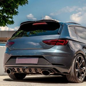 Oneway Oneway Roof Spoiler (sapka) megfelelő Seat Leon (5F) HB Cupra 2013-2020 - Fényes fekete Ready-made rear spoilers