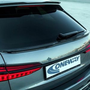 Oneway Egyutas csomagtartó légterelő Audi A6 S-Line/S6 C8 Avant 2018-hoz - Fényes fekete Ready-made rear spoilers