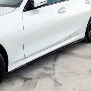 Oneway Oneway Set oldalszoknyák BMW 3-Series G20/G21 M-Pack/M340i 2018-2022 és 2022- - Fényes fekete Side skirts