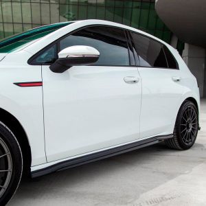 Oneway Egyutas készlet oldalszoknyák Volkswagen Golf VIII HB/Variant GTI/GTI Clubsport/GTD/R-Line 2020- - 2-es verzió - Fényes fekete Side skirts