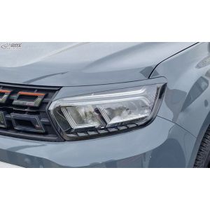 Rdx RDX fényszóró légterelő Dacia Duster II 2018-2024 (ABS) számára Headlight styling