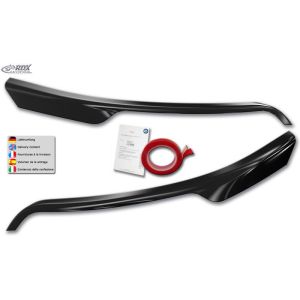 Rdx RDX Fényszóró légterelő Ford Transithoz (ezüst Halogén fényszórók) 2014- (ABS Gloss Black) Headlight styling