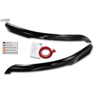 Rdx RDX Fényszóró légterelő Ford Transithoz (Xenon és fekete Halogén fényszórók) 2014- (ABS Gloss Black) Headlight styling