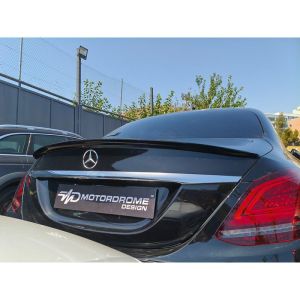 Motordrome Motordrome hátsó ajakos légterelő Mercedes C-osztály W205 Sedan 2014-2021 (PU) számára Ready-made rear spoilers
