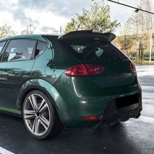 AutoStyle AutoStyle Roof légterelő Seat Leon 1P 5 ajtós Facelift 2009-2012 (ABS fényes fekete) számára Ready-made rear spoilers