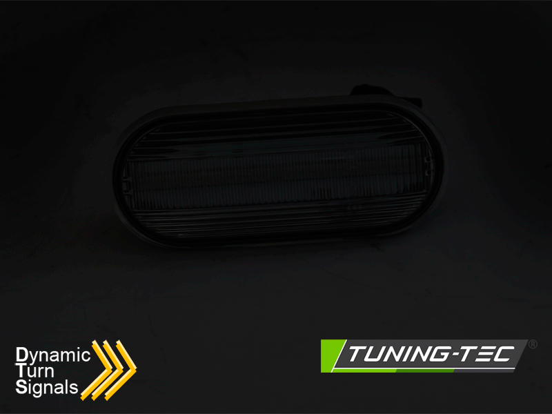Tuning-Tec Volkswagen Golf 4, Caddy, Eos, Sharan, Lupo, Passat, Transporter, Polo, Skoda Fabia, Roomster, Octavia, Superb, Seat Leon, Toledo, Ibiza, Turn Signal, futó fényes index, króm irányjelző, index 1